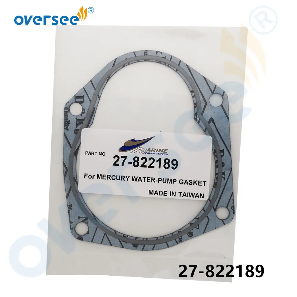 Water Pump Housing Gasket 27-822189 For Quicksilver Mercury Mariner 30HP 40HP 50HP 660HP Outboard Engin