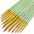12pcs Green Round
