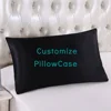 Custom Pillowcase Anime Cartoon Printing Pillowcase Customized Pillow Cover for Sofa DIY Logo  Pillow Cases Home Decor 1