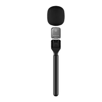 Handheld Wireless Interview Microphone Adapter with Windshield Foam for Rode GO II for DJI Mic 1 2 Wireless Lavalier Microphone 5