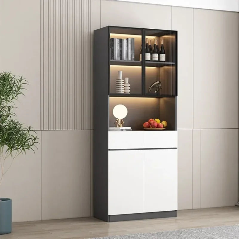 Modern Closet Sideboard Kitchen Cabinets Glass Large Display Filing Storage et Cabinet Shelf Wine Cabinet Bedroom Furniture