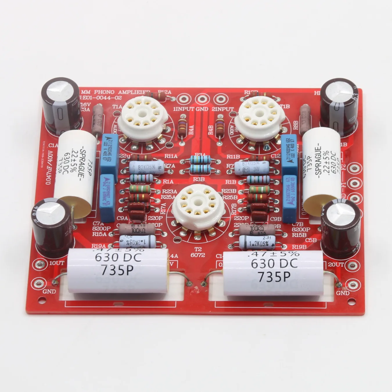 Vacuum Tube Phono Phono Amplificador Board Kit m3 Hifi Stereo Casa Faça Você Mesmo 12ay7 6072 Referência Áudio Nota Circuito l3