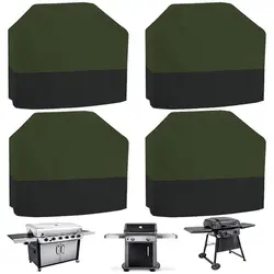 5 Size 210D BBQ Grill Cover Outdoor Anti-Dust Waterproof Heavy Charbroil Grill Cover Rain Furniture Protective Cover BBQ Cover