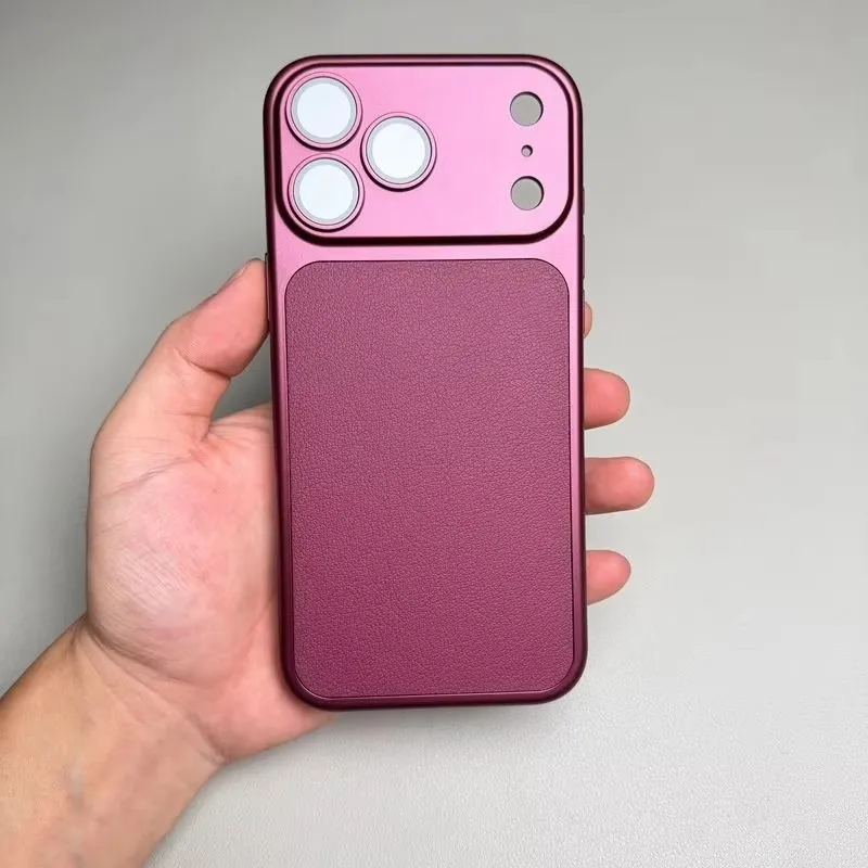 Luxurious Matte Leather Protective Back Cover Case
