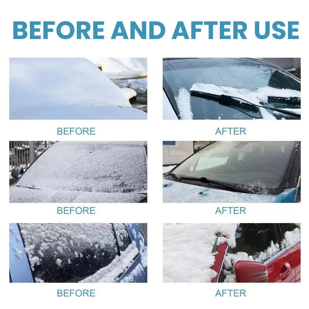 car Ice Scrape liquid Car Window Glass Cleaning liquid Windshield Snow Remove Shovel Cleaning Spray home Window Glass Clean Tool