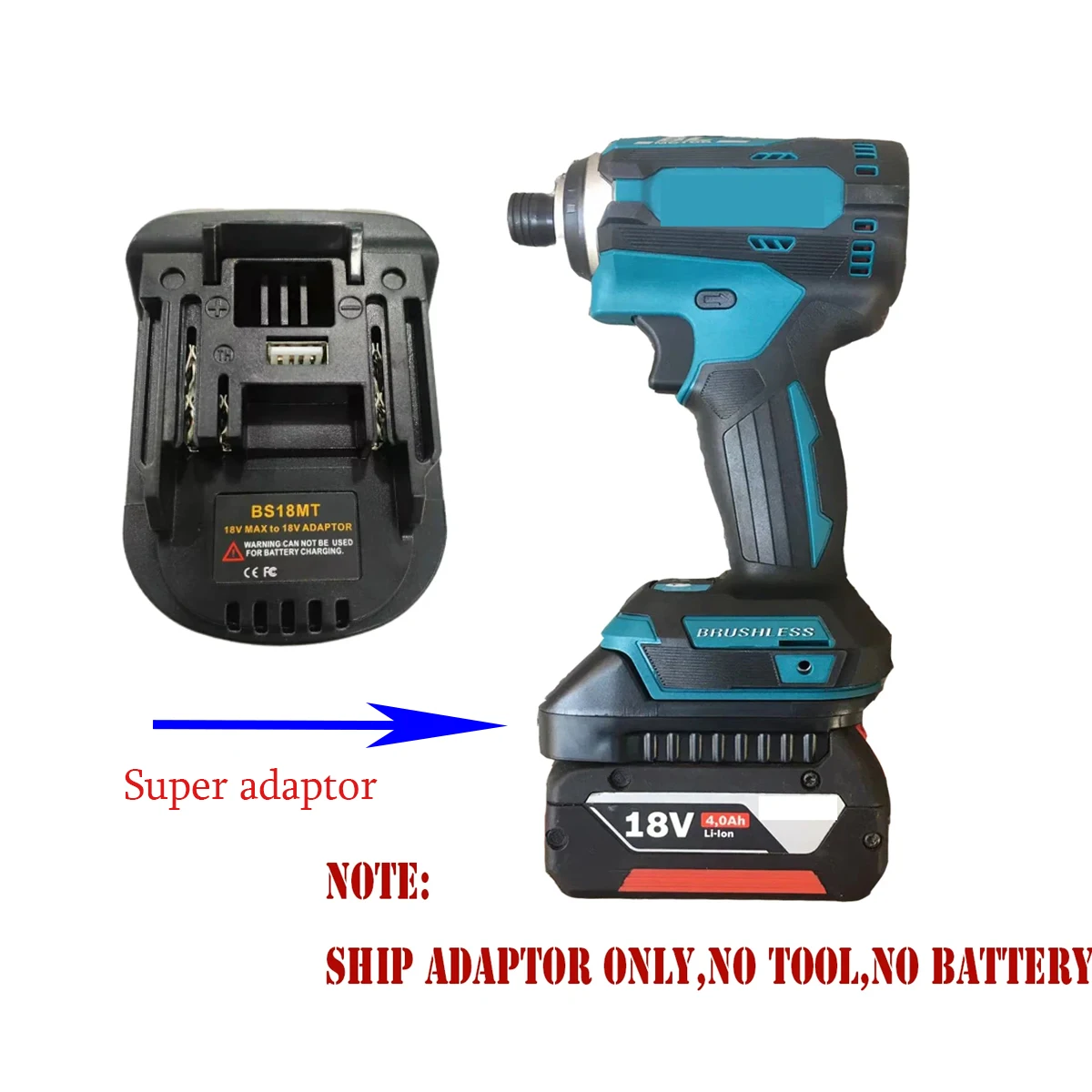 Battery Adapter For Bosch 18V BAT619G/620 Battery Convert  For Makita 18V LXT tool use BL1860  BL1850 Lithium Battery