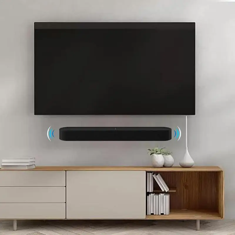 Per Sonos Beam Soundbar Stand Sound Box Montaggio A Parete In Metallo Staffa Subwoofer Da 42 Cm Di Larghezza Supporto Per Altoparlante Portatile Wirel