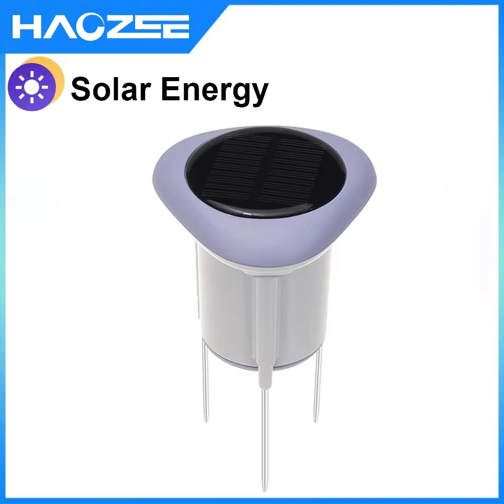 Capteur Jardin Serre Plantes Pot Capteur Solaire Intelligent De Sol ZigBee3. 0 - Surveillance Humidité/ Température En Temps Réel, Compatible Tuya, IP66, Jardin/Agriculture Capteur Capacitif Plantes