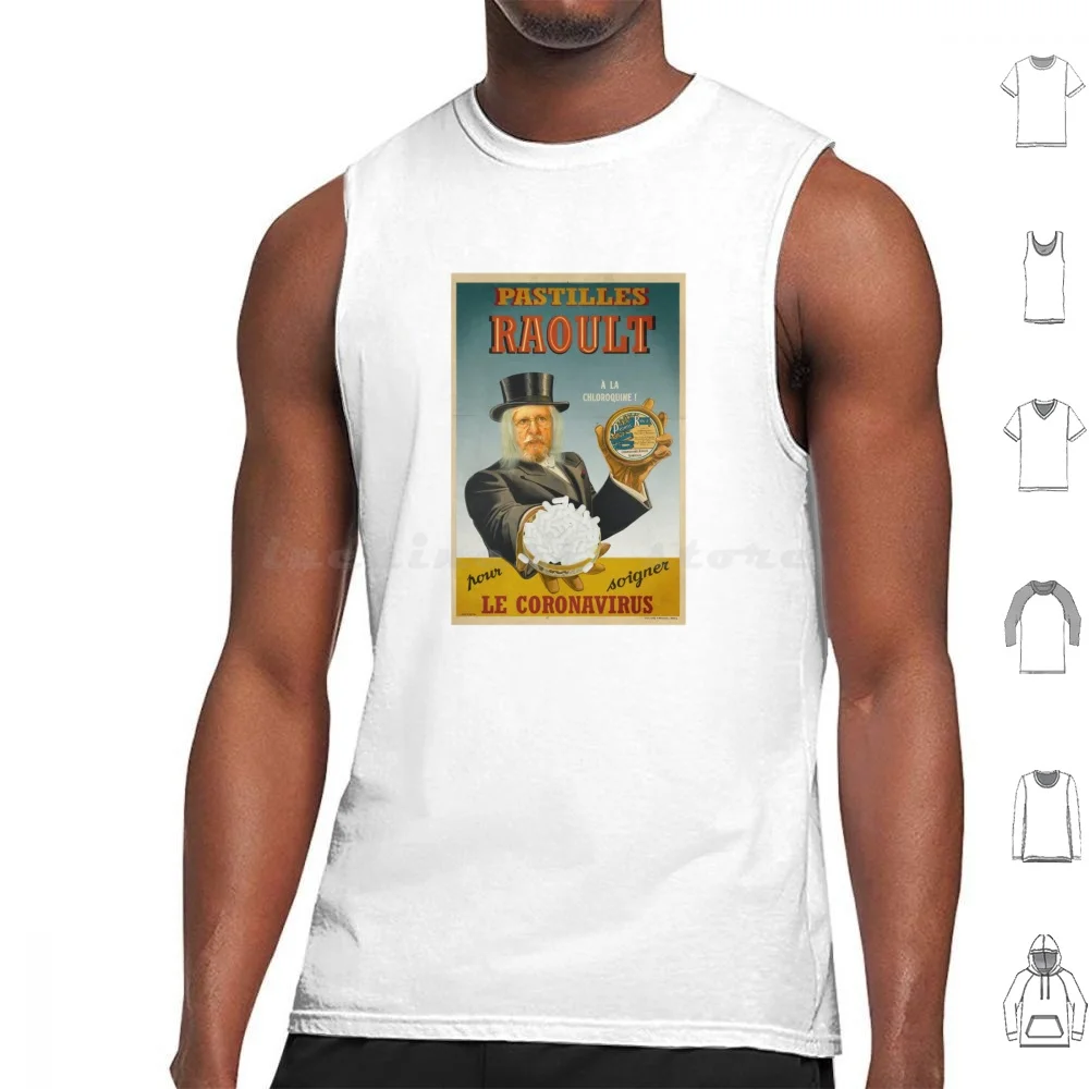 

Raoult Pastilles , With Chloroquine! Tank Tops Vest Sleeveless Lozenges Raoult Heal Chloroquine Raoult Chloroquine Lozenges
