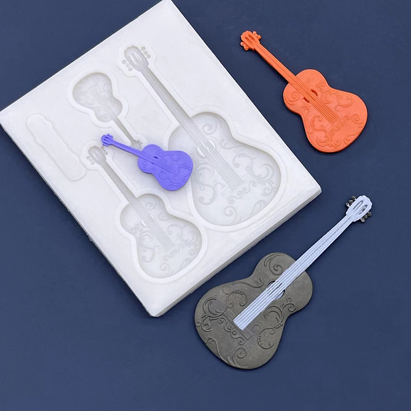 Stampo Silicone Chitarra Elettrica - Idea Regalo Natale e