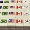 30mm Seaside Escape Board Game 64 Flags Mahjong Egg Waffle Party With The Same Animal Mahjong Match Board Games Party Games 2