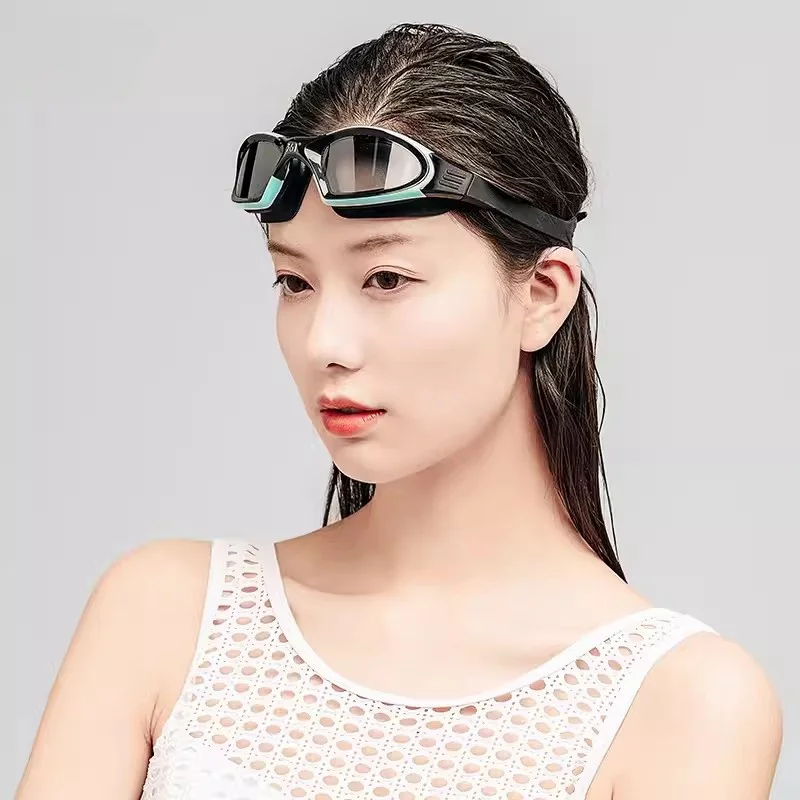 Lunettes de natation myopie professionnelles HD piscine - Correction -2.0 à -6.0 étanches anti-buée