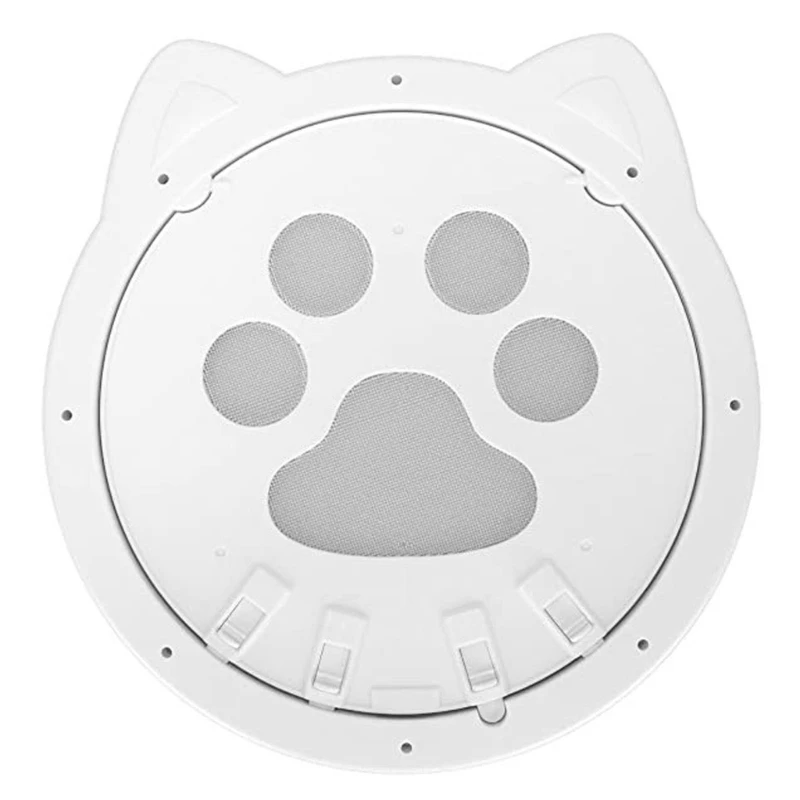 Pet Dog Screen Door Flap Lockable Cats Door for Existing Screen