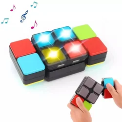 Interactive Games Flipslide Magic Cube Flip Slide Match Puzzle Toys with Light Speed Level Memory Multiplayer Modes