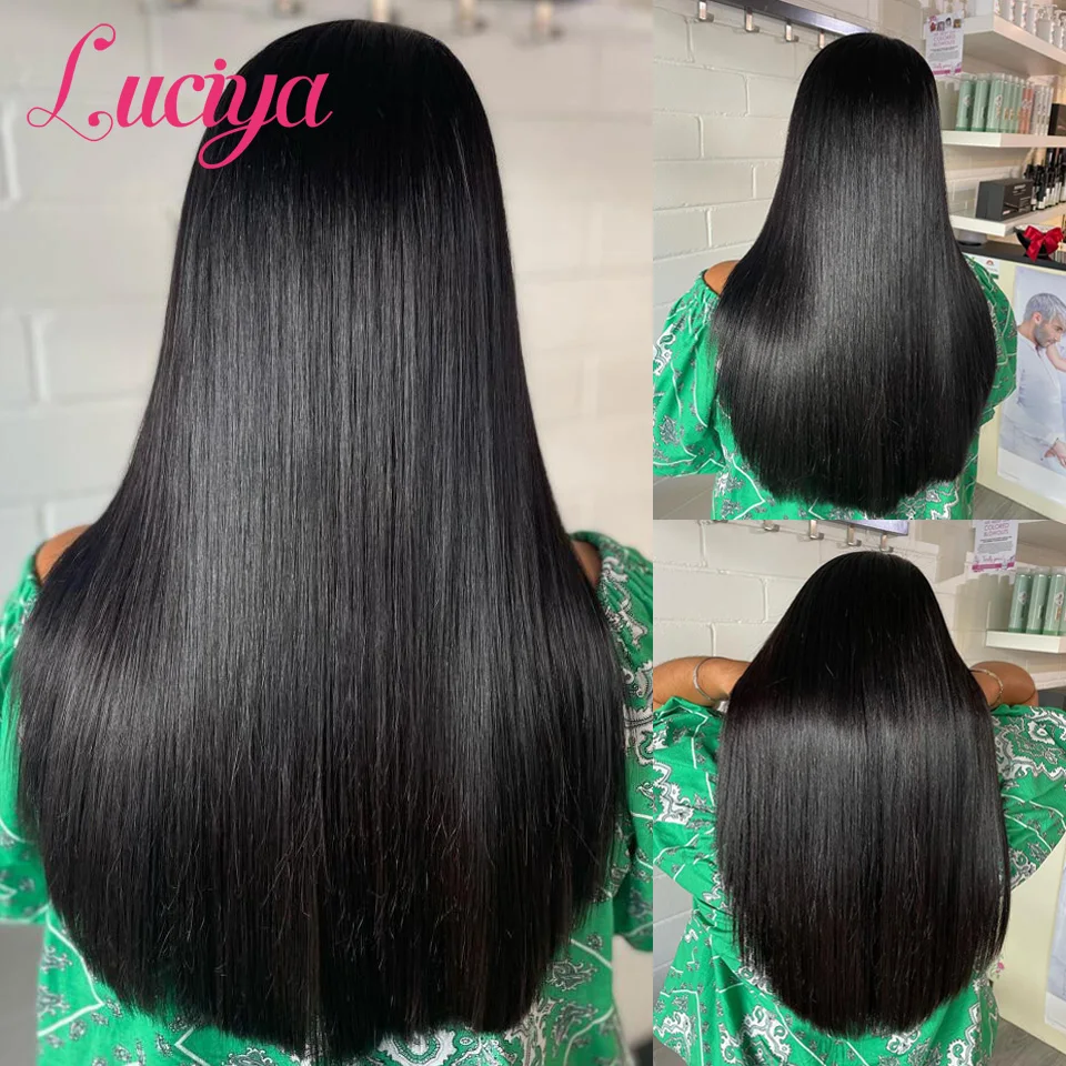 

13x4 Full Lace Front Human Hair Wigs Straight HD Lace Frontal Wig Wear And Go Pre-Cut Lace 4x6/4x4/5x5 Glueless Lace Closure Wig