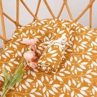 Elinfant Muslin Swaddle Blankets 100% cotton 120*110cm 2 Layers Newborn Baby Bath Towel Wrap Nursing Cover 1