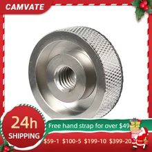 

CAMVATE Standard Threaded Screw Connector Adapter With 3/8"-16 Female To 1/4"-20 Male & Rubber Gasket For Camera/Tripod Mounting