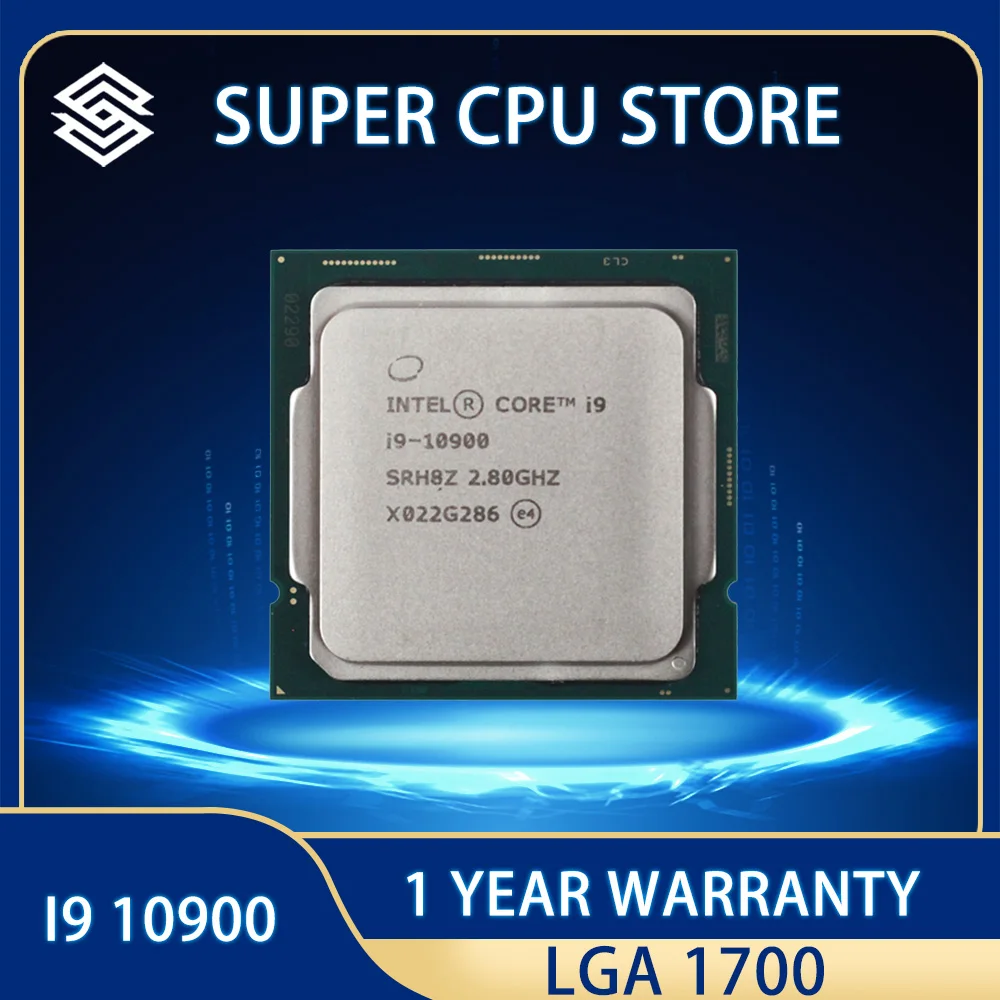 

игровой процессорI9 10900 для настольных ПК, OEM чип, только процессор 10-го поколения, 10-ядерный, 20-поточный разъем LGA1700