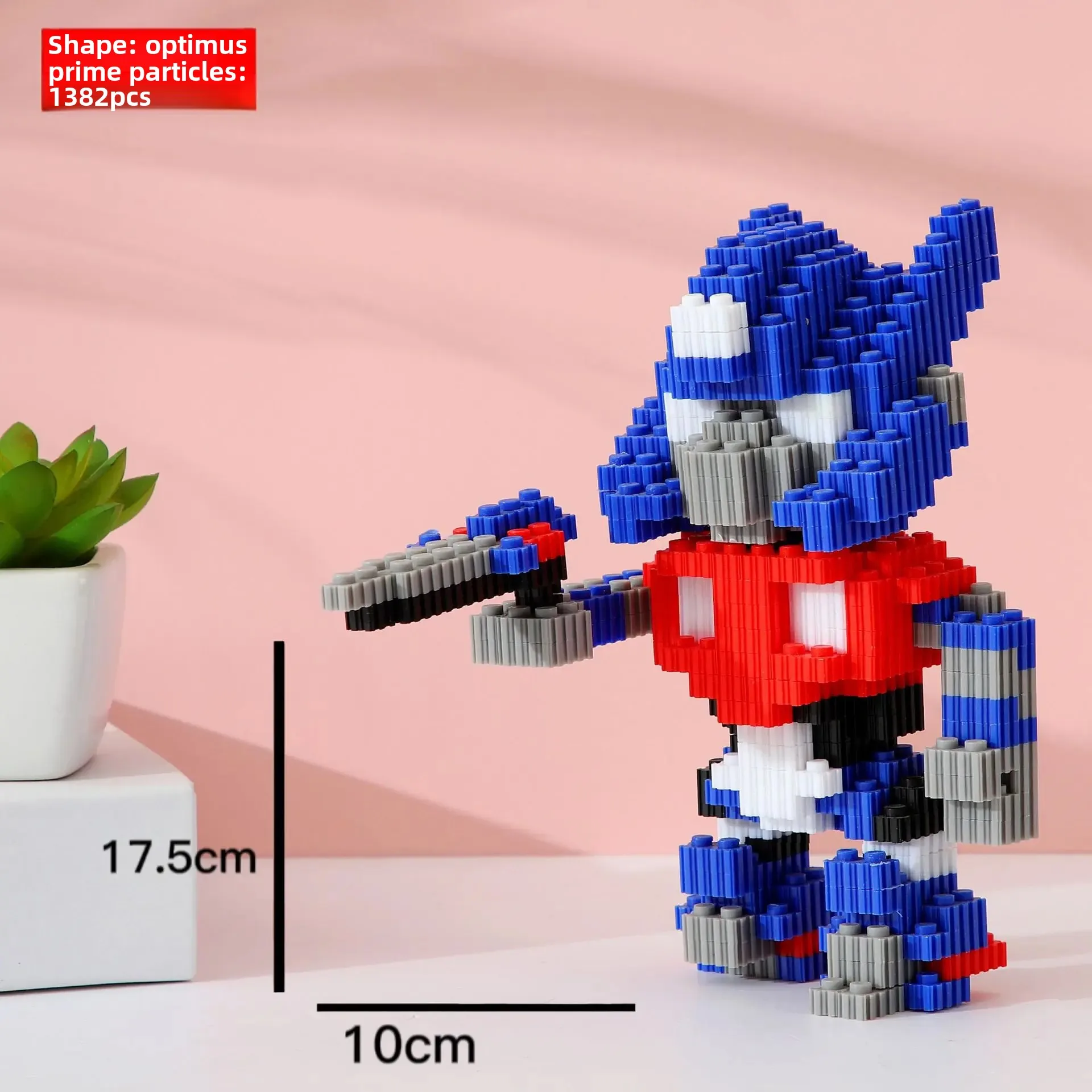 Educational Children's Toy Compatible with Lego Small Particle Sequential Blocks Middle Box Stall Selling Intelligence Developme