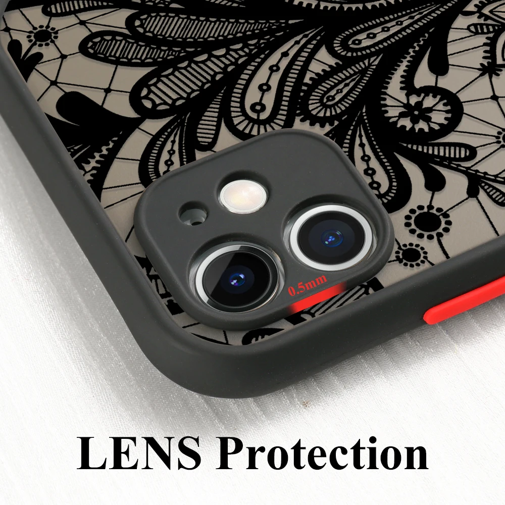 Elegant Mandala Design Protective Phone Case - Enhanced Durability and Style