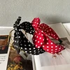 Fashion Hair Accessories Trend Women's Wide Headband Bow Knot Cross Sweet Style Polka Dot Hairband Cute Hoop Headwear 5