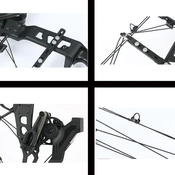 Compound Bow 20-70lb Shooting Steel Ball and Arrow - Outdoor Camping Hunting Professional Shooting Competitive Bow 6