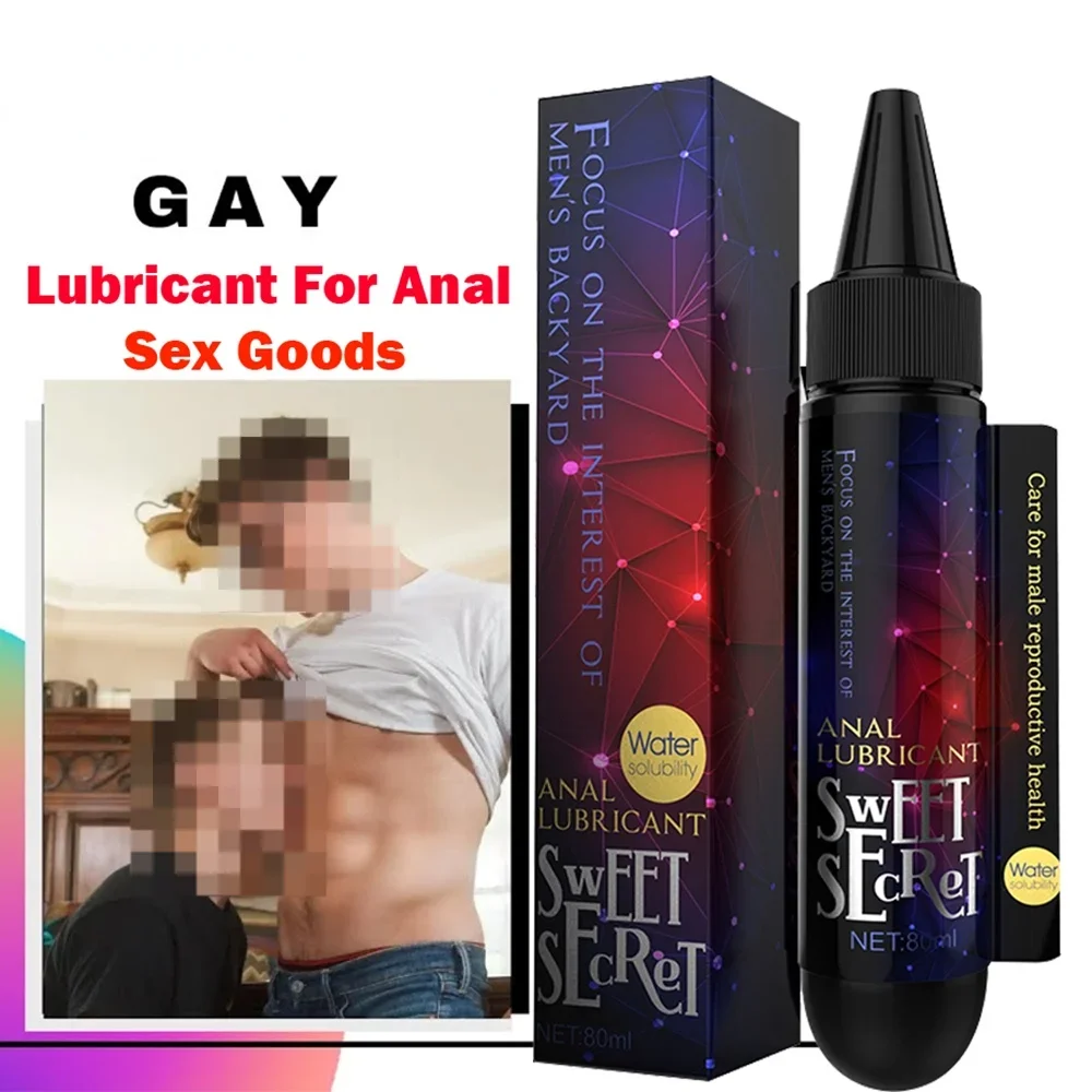 80ml Analgesic Anal Lubrication Gay Lubricant for Sex Lube Massage Oil Anti-Pain Intimate Goods for Adult Sex Products Men