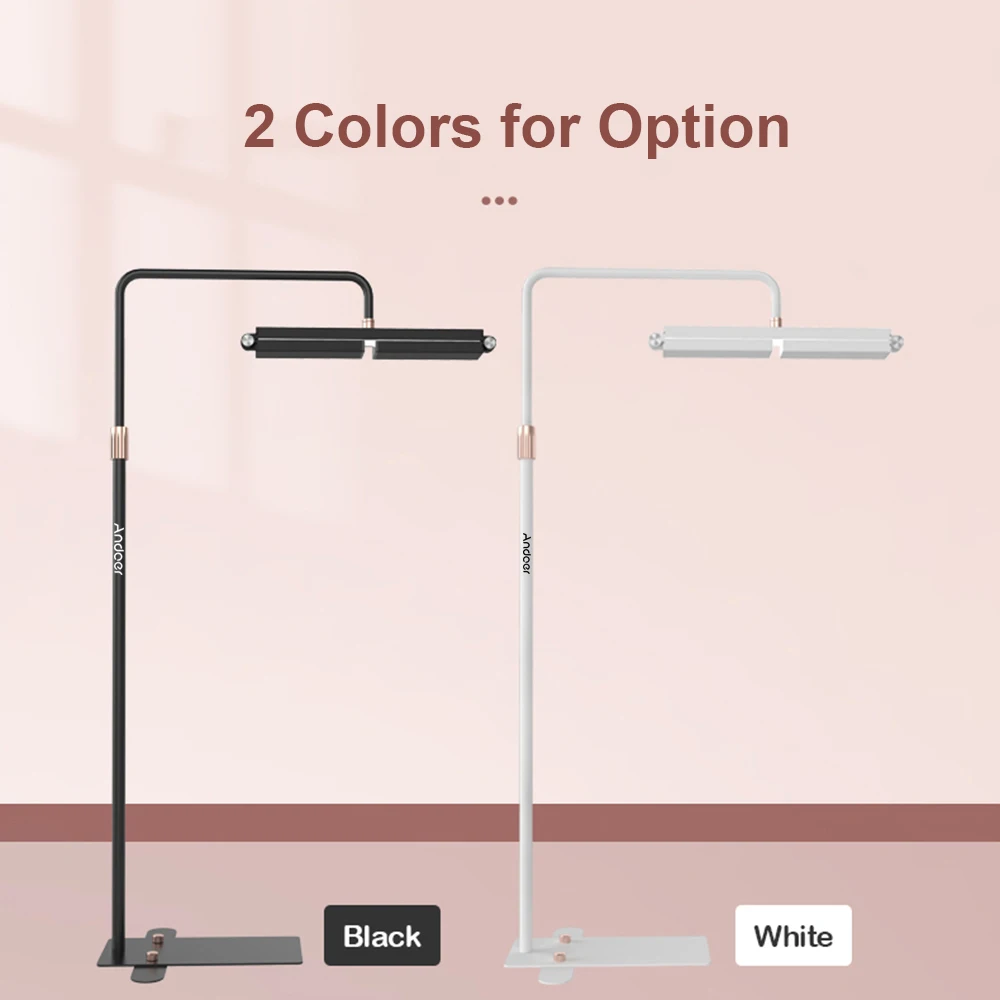 Andoer LED   ٴ ̽  Ʈ, 3200K-5600K, ̿ ũ ̺ Ʈֿ ĵ 