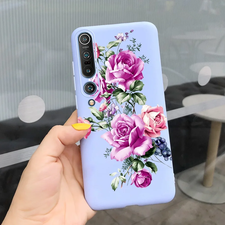 Stylish Flower Girls Slim Soft Silicone Phone Case Cover