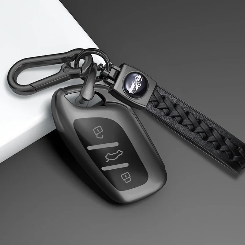 Durable 3-Button TPU Fob Key Cover Case