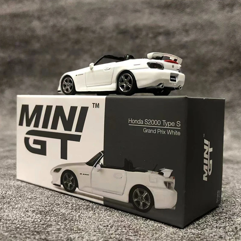 Mini GT 1:64 Honda S2000 AP2 Type S Grand Prix White 349 DIECAST Model  MGT00349 True Scale Miniatures