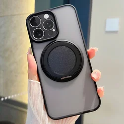 Anello Magnetico con Supporto per iPhone - Cover Protettiva in Silicone