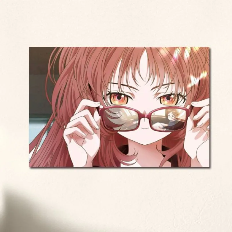 Anime Manga Suki na Ko ga Megane wo Wasureta Merch Mie Ai Komura Kaede  Sticker ST01 Die Cut Sticker Water Assistant for Car Rear View Mirror  Laptop