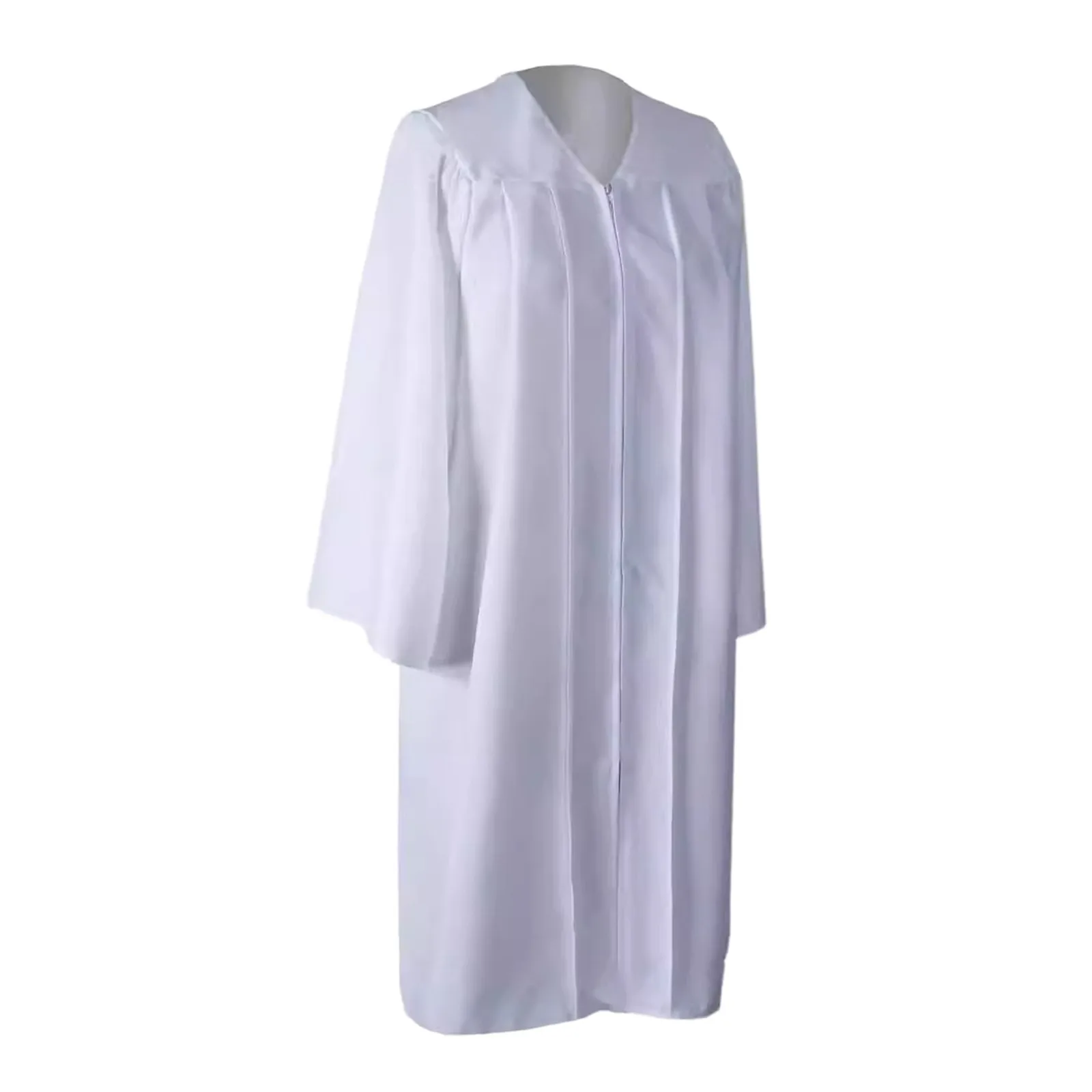 Student Graduation Gown Adults 2025 Year Long Sleeve Academic Dress Costume Unisex University Graduation Robe School Uniform 6