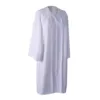Student Graduation Gown Adults 2025 Year Long Sleeve Academic Dress Costume Unisex University Graduation Robe School Uniform 6