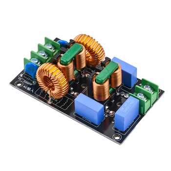 Scheda Filtro di Alimentazione EMI a 3 Stadi 4A 10A 20A, Modulo Filtro EMI AC 110V 220V per Interferenze Elettromagnetiche per Audio Hi-Fi