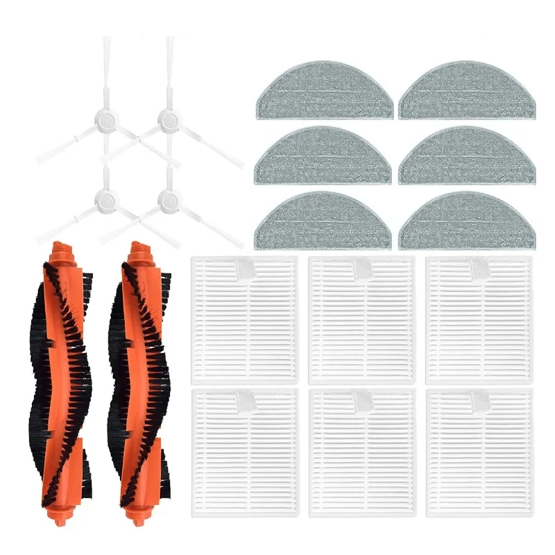 

Запчасти для робота-пылесоса Xiaomi E10 E12 B112, швабра с фильтром НЕРА, тканевые тряпки, запасные части, аксессуары, запчасти