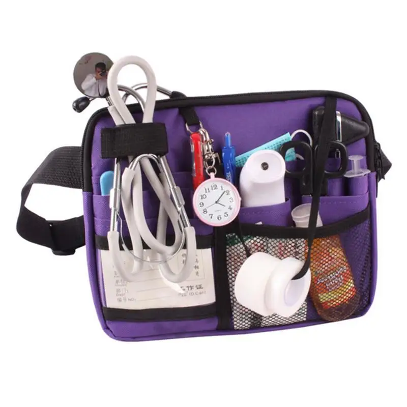 Nurse Fanny Pack Multi Pocket Waist Organizer Belt with Adjustable Waist Strap Nurse Tool Waist Pouch Organizer Pouch Portable 5