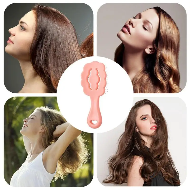 Hairbrush For Women Blow Dryer Comb Massage Combs Hollow Out Wet Curly Hair Vented Brushes Hair Styling Tools Rib Comb For Women