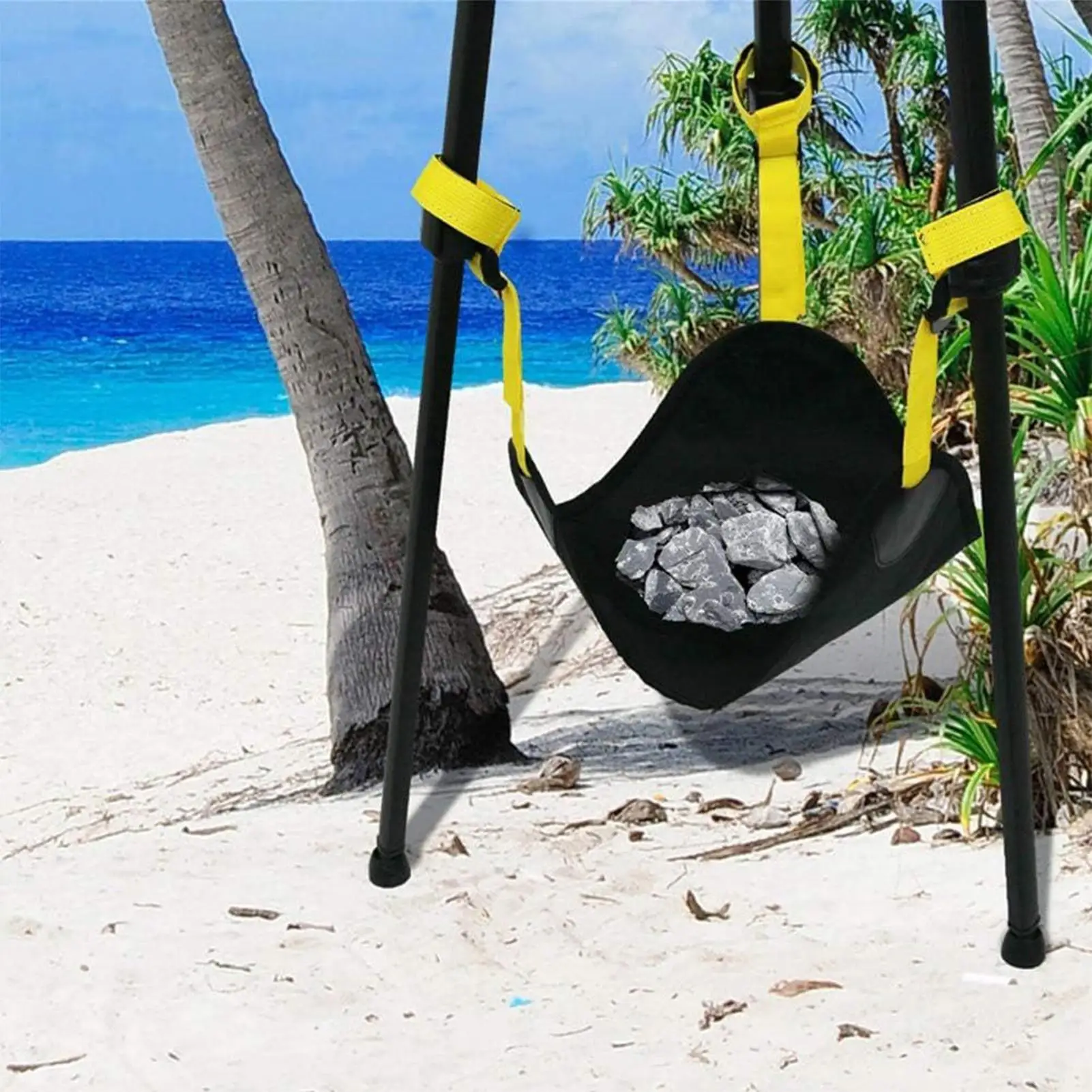 Tripod Hammock Stone Bag Heavy Duty Sandbag Portable weight bag Adjustable Astrophotography Accessory for Outdoor Photographic