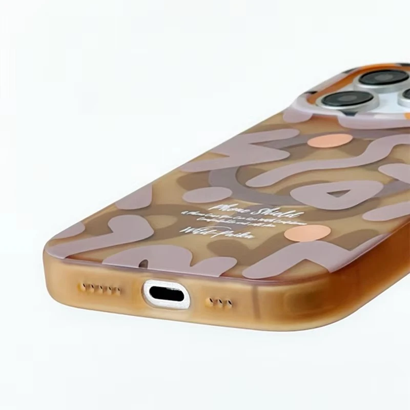 รูปสินค้า เคสกราฟฟิกแม่เหล็ก MagSafe สำหรับ iPhone 17/16/15/14/13 Pro Max Air