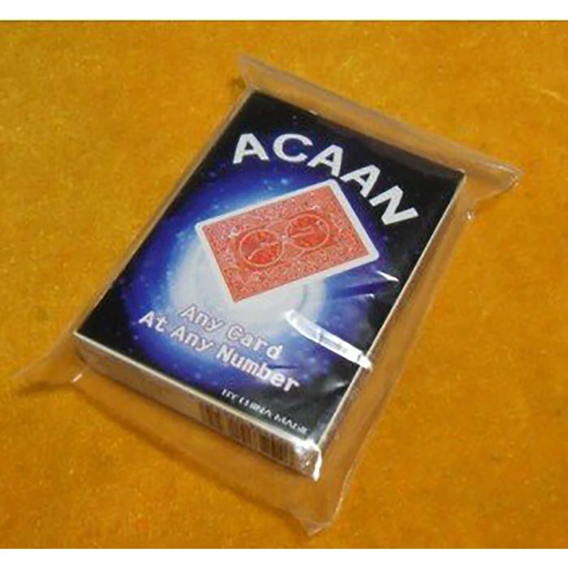 Any Card At Any Number of Luchen Version, magic tricks, card magic,illusions,card tricks novelties party/jokes free shipping