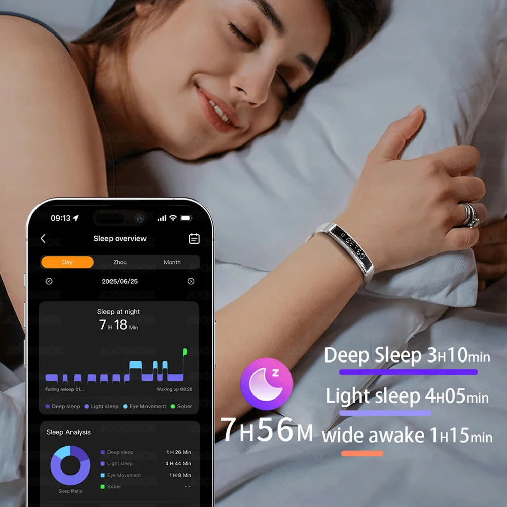 Health Smart Bracelet Men Women Fitness Sports Band Stress Test thumbnail 12