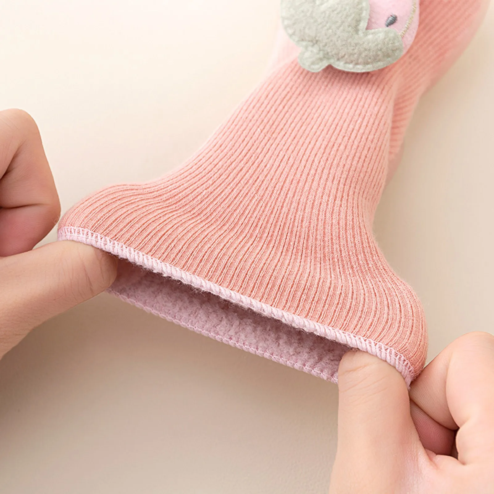 Newborn Toddler Shoes Infant Baby Boys Girls Cute Animal Cartoon Non Slip Socks Shoes Fleece Warm Floor Socks Prewalker