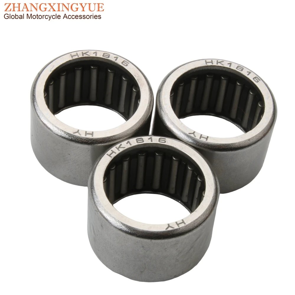 3Pc Hk1816 Ago Cuscinetto A Rulli Per Piaggio Vespa 50 125 Ape Auto P2 P3 220 090457 18X24X16Mm