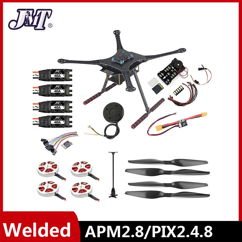 

JMT DIY S600 600mm RC Quadcopter With PIX2.4.8 Flight Control 350KV Disk Brushless Motor 1555 Prop 40A ESC 11.1V 4400mah Battery