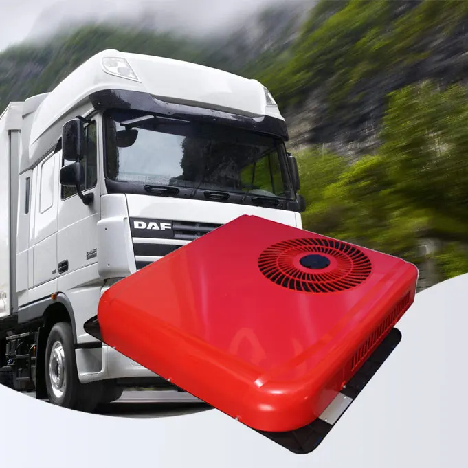 Eco-friendly 12v 24v Cargo Van Caravan Truck Parking Cooling,12v 24v Truck Sleeper Air Conditioner 4