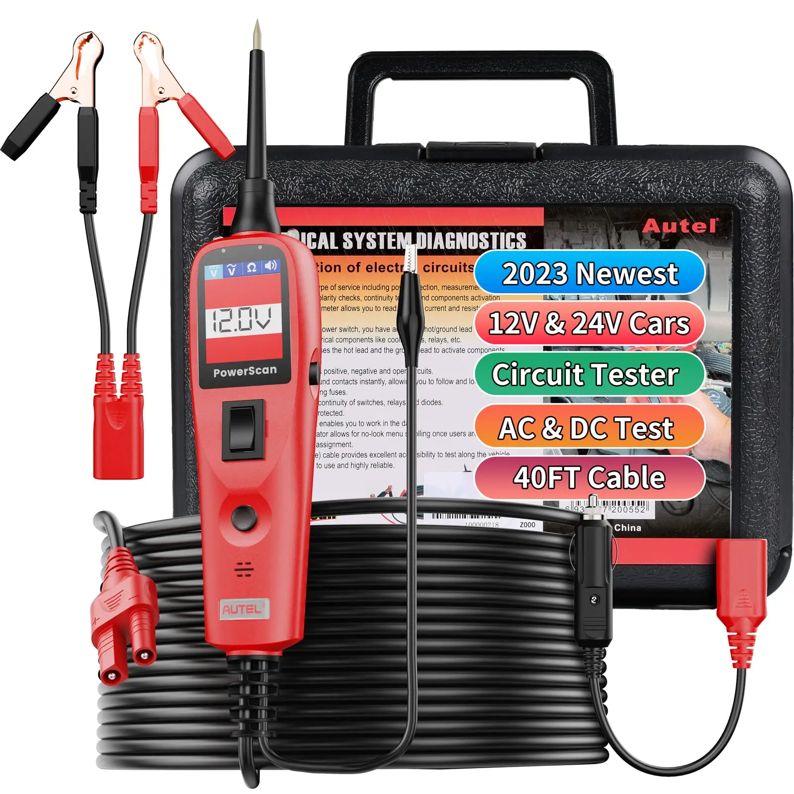 autel-probador-de-sonda-de-circuito-de-potencia-ps100-sistema