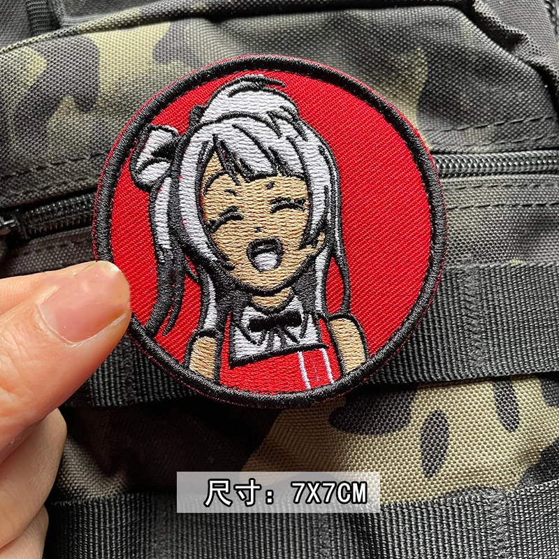 Anime Character Embroidery Patches Personalized Sticker Cartoon Badges DIY  for Clothes Jackets Tshirt Iron on Clothes