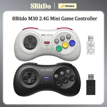 8Bitdo M30 2.4G 미니 게임 패드, 세가 제네시스 미니 및 메가 드라이브 미니 게임 콘솔 게임 액세서리 상품 이미지